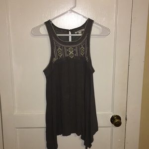 Gray American Eagle top